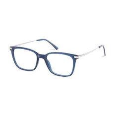 Rectangle Blue Eyeglasses