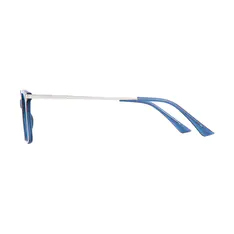 Rectangle Blue Eyeglasses