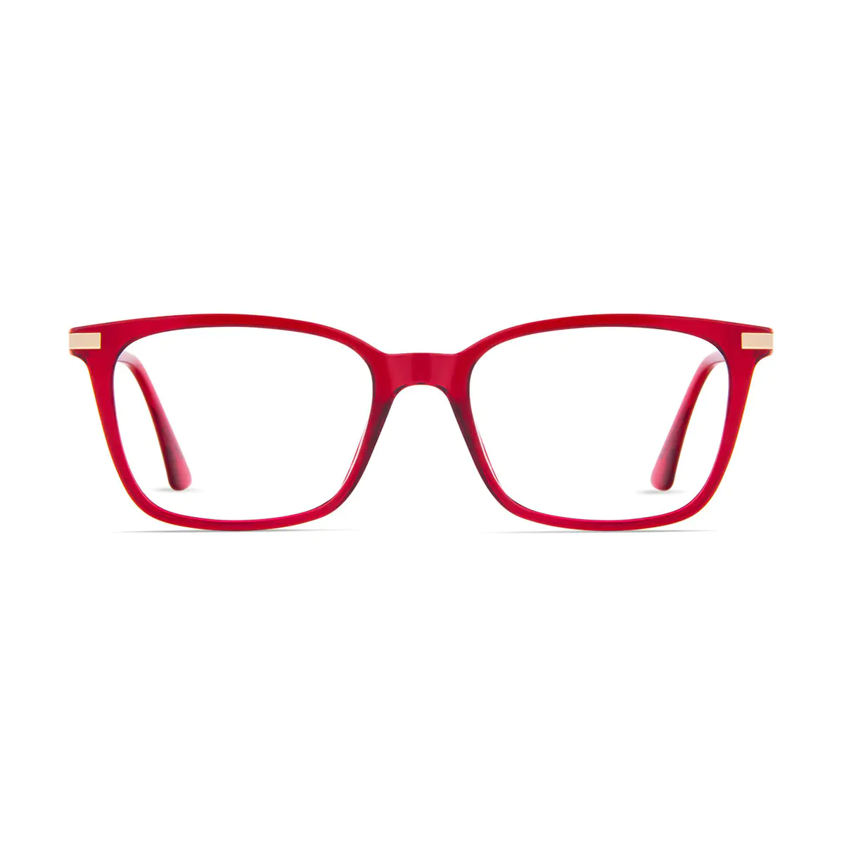 Square Red Eyeglasses
