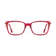 Square Red Eyeglasses