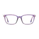 Square Purple Eyeglasses
