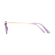 Square Purple Eyeglasses