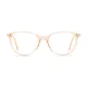 Cat-eye Transparent Yellow Eyeglasses