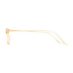 Rectangle Transparent Yellow Eyeglasses