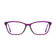Rectangle Purple Eyeglasses