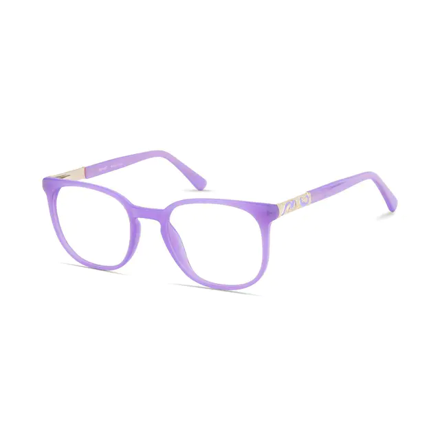 Square Purple Eyeglasses