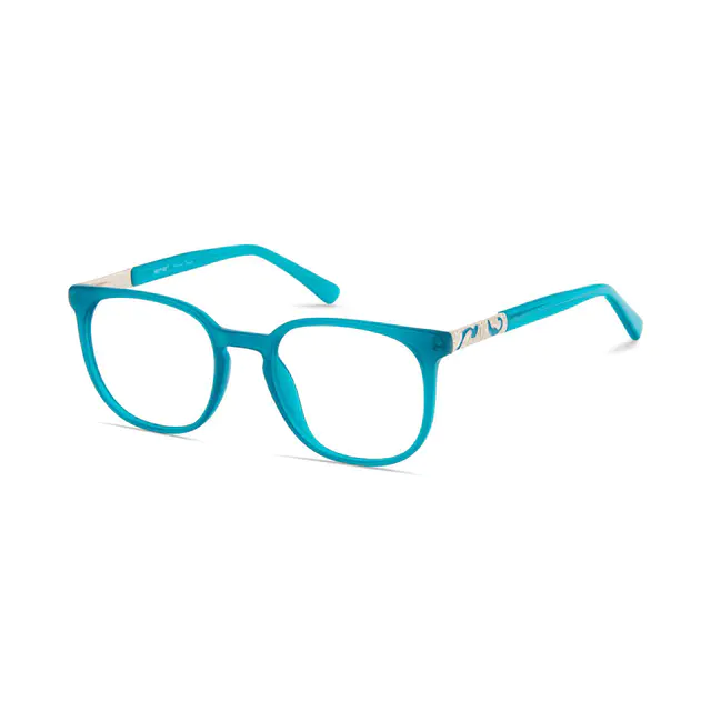 Square Blue Eyeglasses