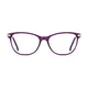 Cat-eye Transparent Purple/Gold Eyeglasses