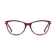 Cat-eye Transparent Red Eyeglasses