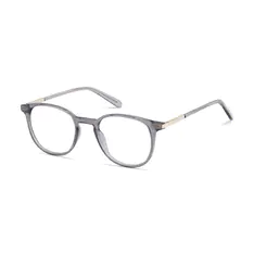 Round Gray/Gold Eyeglasses