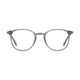 Round Gray/Gold Eyeglasses