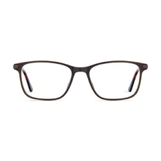 Rectangle Brown Eyeglasses