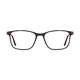 Rectangle Brown Eyeglasses