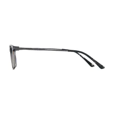 Rectangle Gray Eyeglasses