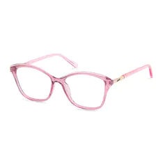 Cat-eye Transparent Pink Eyeglasses