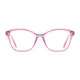 Cat-eye Transparent Pink Eyeglasses