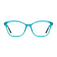 Cat-eye Transparent Blue Eyeglasses