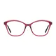 Cat-eye Transparent Red Eyeglasses