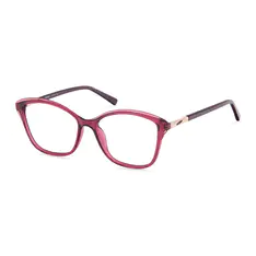 Cat-eye Transparent Red Eyeglasses