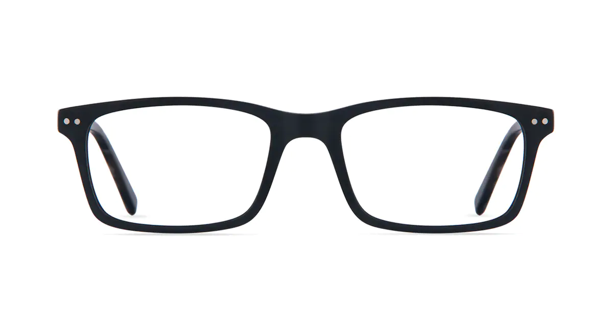 Rectangle Dark Tortoiseshell Eyeglasses