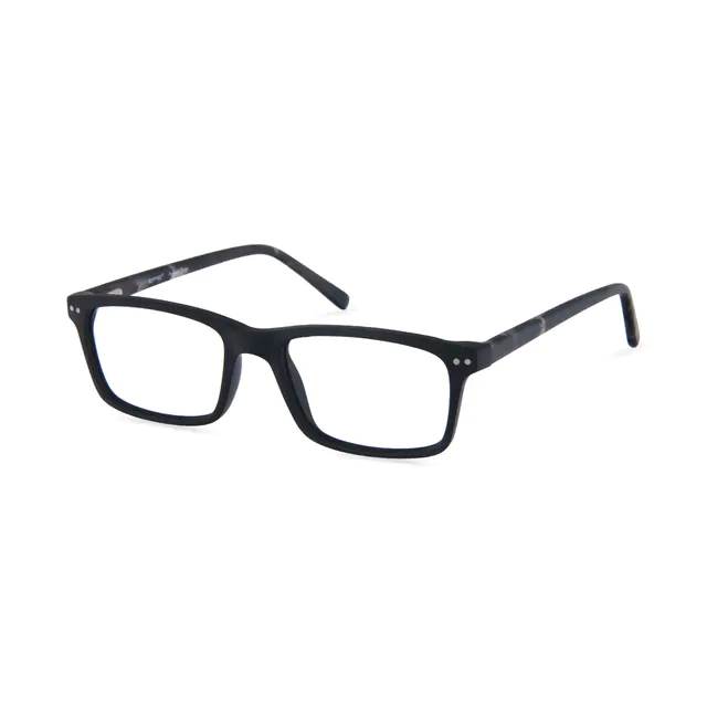 Rectangle Dark Tortoiseshell Eyeglasses