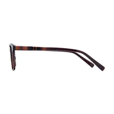 Rectangle Brown Eyeglasses