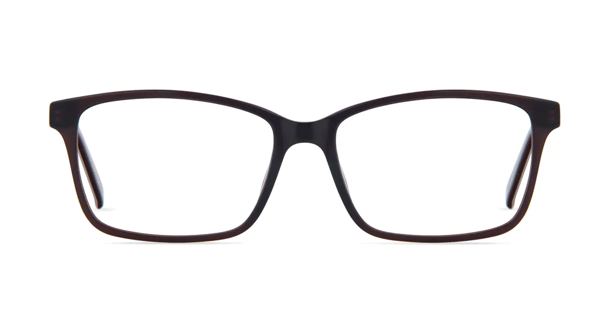 Rectangle Brown Eyeglasses