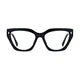Square Black Eyeglasses