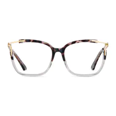 Square Tortoiseshell/Clear Eyeglasses