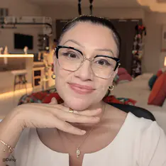 Cat-eye Black/Gold Eyeglasses