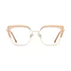 Cat-eye Light Brown Eyeglasses