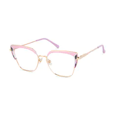 Cat-eye Pink/Gold Eyeglasses