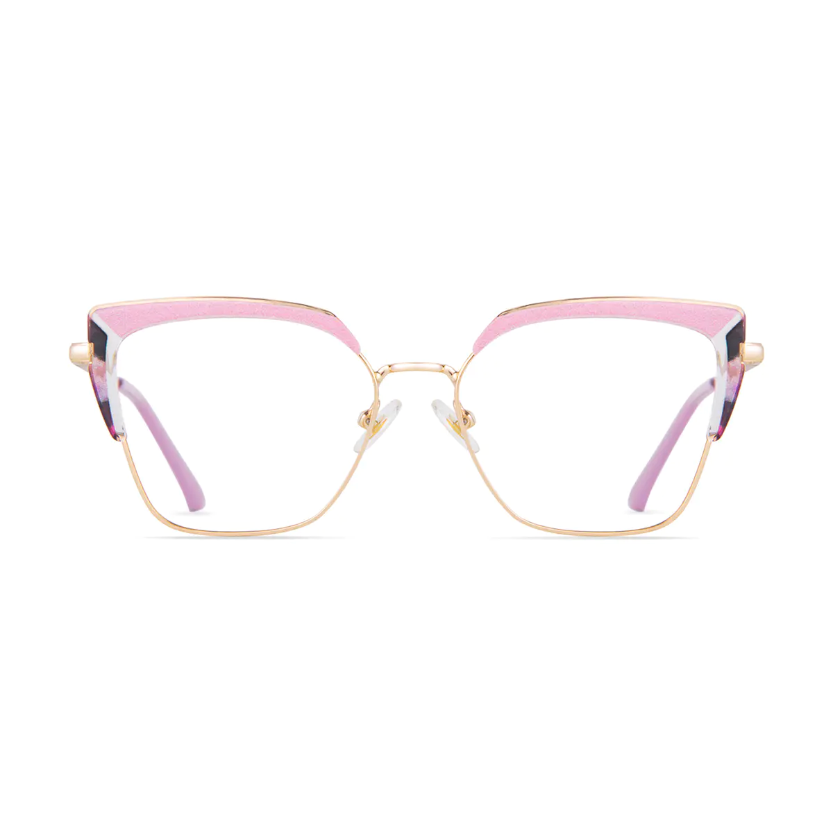 Cat-eye Pink/Gold Eyeglasses