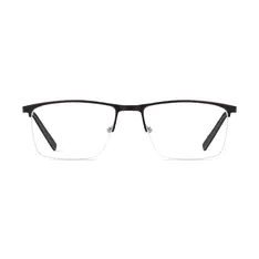 Rectangle Brown Eyeglasses