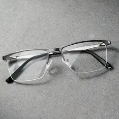 Rectangle Brown Eyeglasses