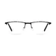 Rectangle Gray Eyeglasses