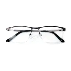 Rectangle Gray Eyeglasses