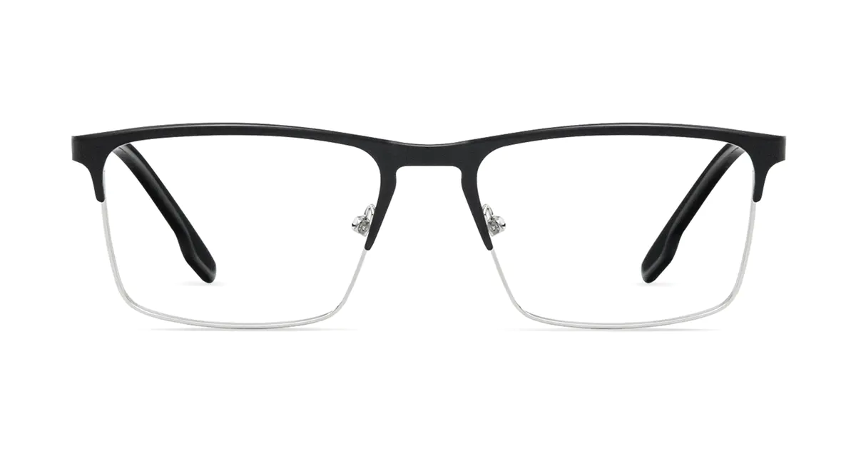 Rectangle Black Eyeglasses