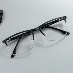 Rectangle Black Eyeglasses