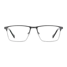 Browline Black/Silver Eyeglasses