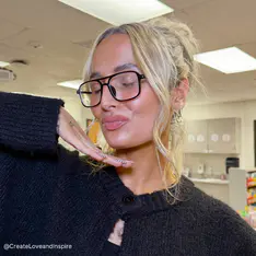 Aviator Black Eyeglasses
