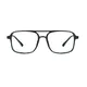 Aviator Black Eyeglasses