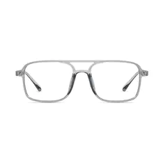 Aviator Transparent Gray Eyeglasses