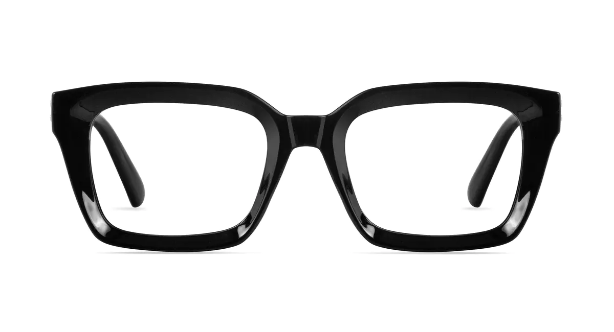 Square Black Eyeglasses