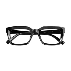 Square Black Eyeglasses