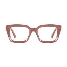 Square Brown Eyeglasses