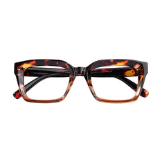 Square Tortoiseshell Eyeglasses