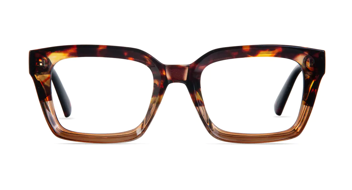 Square Tortoiseshell Eyeglasses