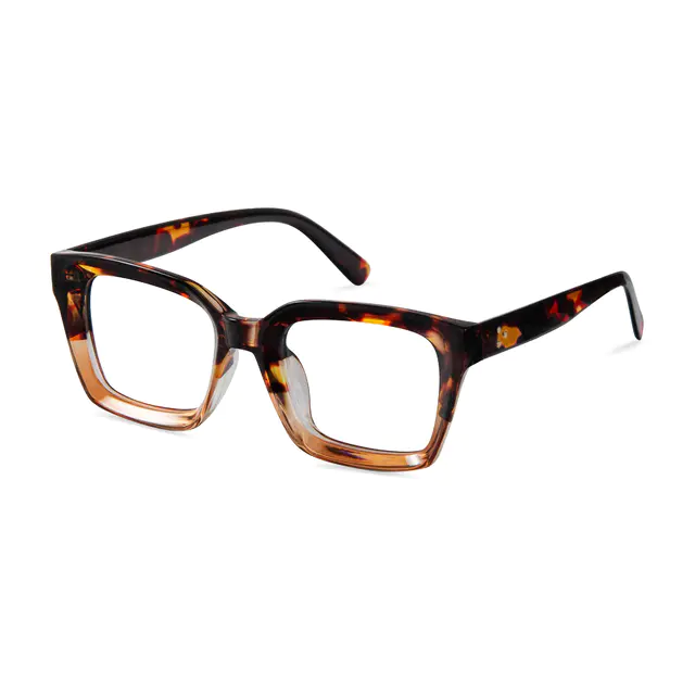 Square Tortoiseshell Eyeglasses