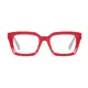 Square Red Eyeglasses